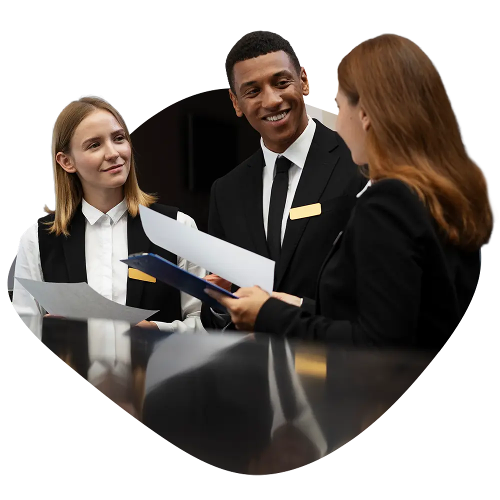 Accueil receptioniste